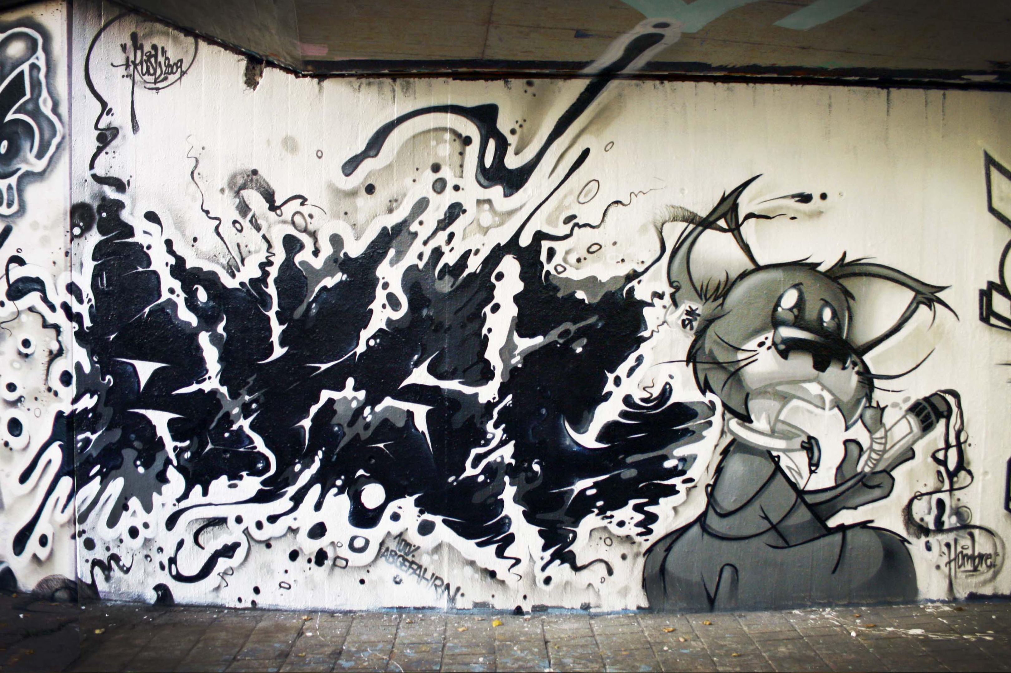 Rusl & Hombre © Stuttgart 2009 @ Schwarz auf Weiss Event